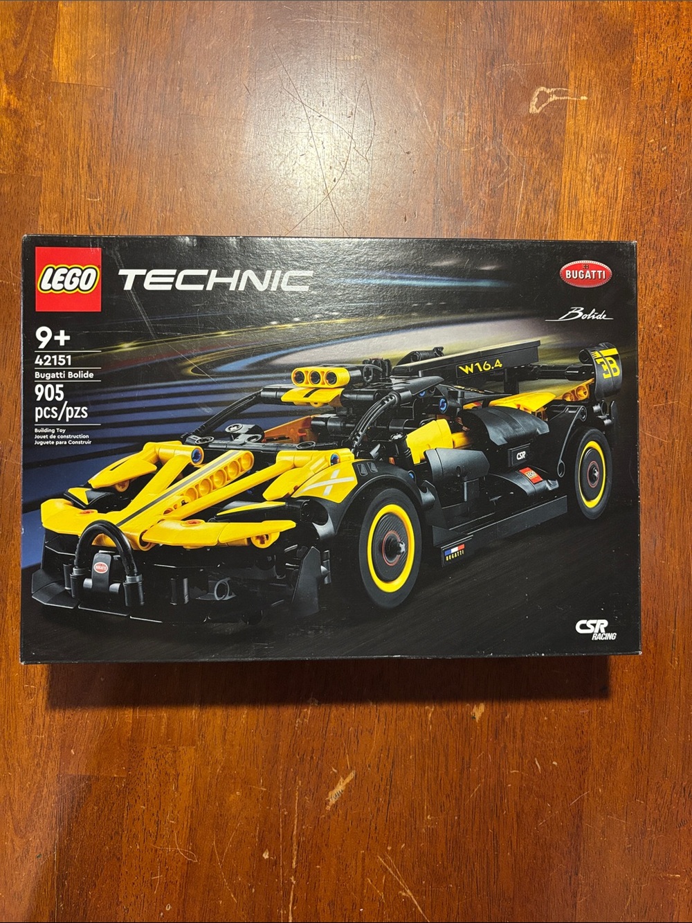 LEGO Technic Bugatti Bolide 42151 - Black, Yellow
